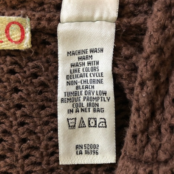 STAMP 10 Brown Crocheted Hoodie - Picture 9 of 9